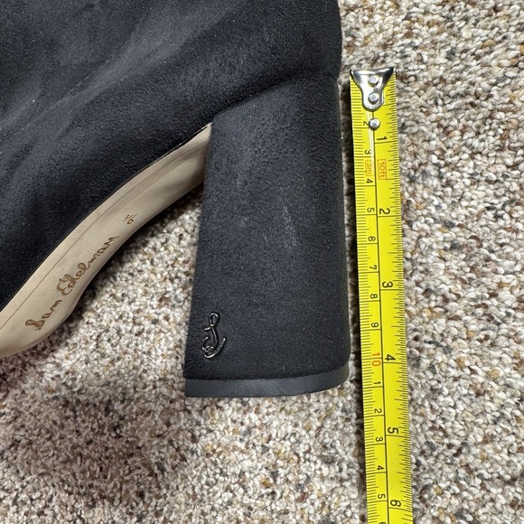 Sam Edelman Cosette Black Suede Over The Knee Stretch Boots Size 9.5M / 40.5 - Picture 4 of 9